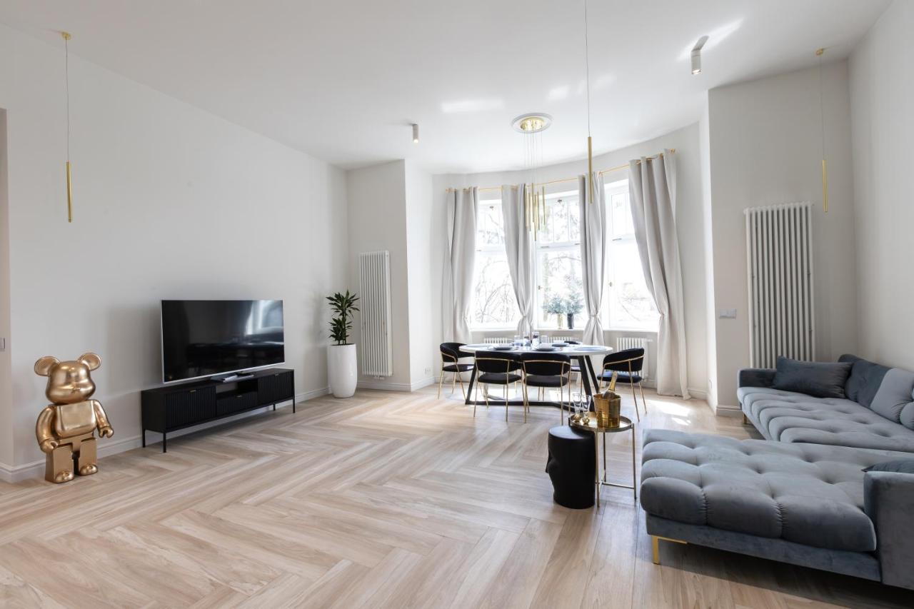 Srebrna Luxury - Fabrykancka - Wnetrza Premium Apartament Łódź